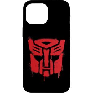 iPhone 16 Transformers Red Drip Autobot Big Face Case(iPhone 16 Pro Max)