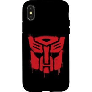 iPhone 16 Transformers Red Drip Autobot Big Face Case(iPhone X/XS)