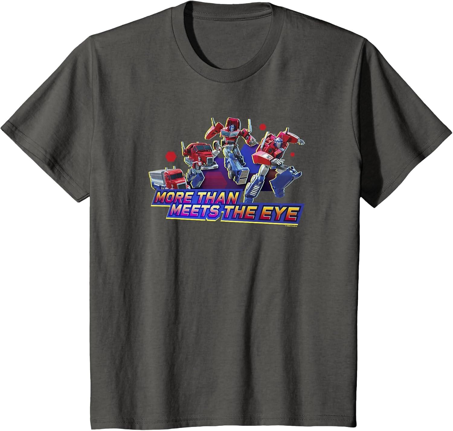 image:imageTransformers EarthSpark Optimus Prime More Than TShirtAsphalt Grey