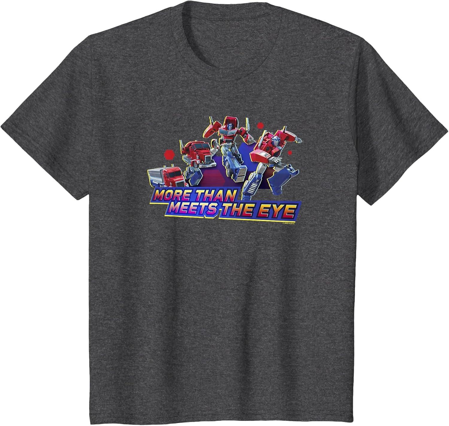 image:imageTransformers EarthSpark Optimus Prime More Than TShirtDark Heather Grey