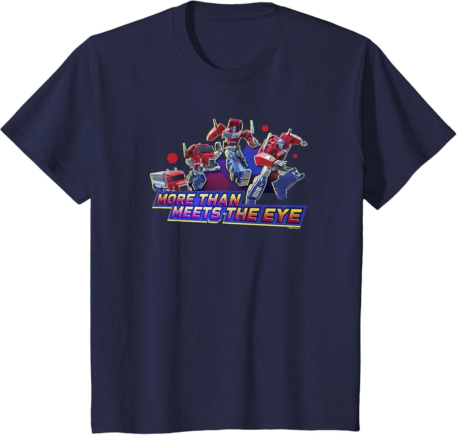 image:imageTransformers EarthSpark Optimus Prime More Than TShirtNavy Blue
