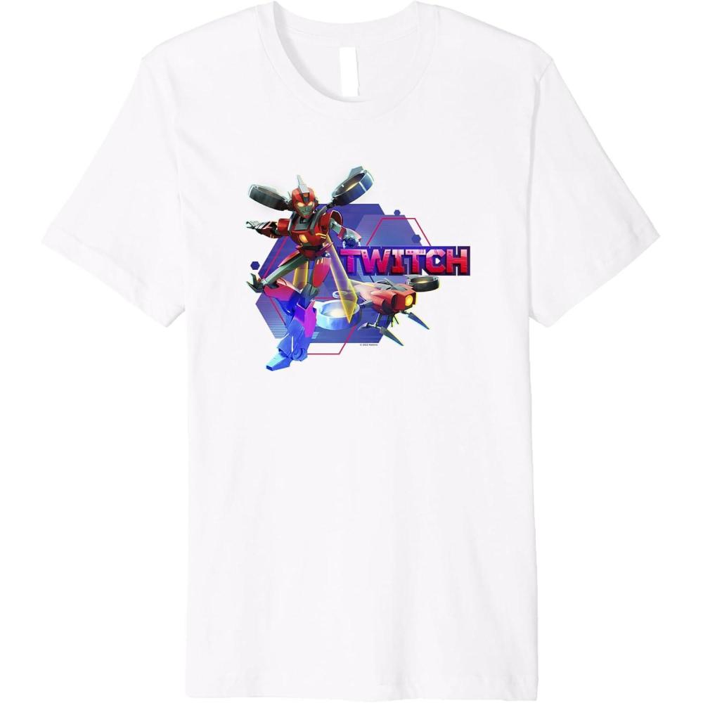 image:imageTransformers EarthSpark Twitch Character Badge Premium TShirt