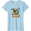 Transformers: EarthSpark Born to Be Heroes T-Shirt(Baby Blue)