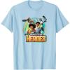 Transformers: EarthSpark Born to Be Heroes T-Shirt(Baby Blue)