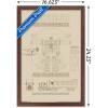 Trends International Hasbro Transformers – Sketch Wall Poster, 22.375″ x 34″, Barnwood Framed Version(Mahogany Framed Version)