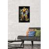 Trends International Hasbro Transformers: Bumblebee – Glitch Wall Poster, 14.725″ x 22.375″, Barnwood Framed Version(Black Framed Version)