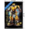 Trends International Hasbro Transformers: Bumblebee – Glitch Wall Poster, 14.725″ x 22.375″, Barnwood Framed Version(Black Framed Version)