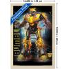 Trends International Hasbro Transformers: Bumblebee – Glitch Wall Poster, 14.725″ x 22.375″, Barnwood Framed Version(Blonde Framed Version)