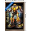 Trends International Hasbro Transformers: Bumblebee – Glitch Wall Poster, 14.725″ x 22.375″, Barnwood Framed Version(Bronze Framed Version)