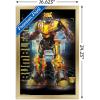 Trends International Hasbro Transformers: Bumblebee – Glitch Wall Poster, 14.725″ x 22.375″, Barnwood Framed Version(Gold Framed Version)