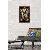 Trends International Hasbro Transformers: Bumblebee – Glitch Wall Poster, 14.725″ x 22.375″, Barnwood Framed Version(Mahogany Framed Version)