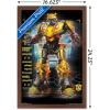 Trends International Hasbro Transformers: Bumblebee – Glitch Wall Poster, 14.725″ x 22.375″, Barnwood Framed Version(Mahogany Framed Version)