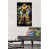 Trends International Hasbro Transformers: Bumblebee – Glitch Wall Poster, 14.725″ x 22.375″, Barnwood Framed Version(Premium Poster & Clip Bundle)