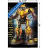 Trends International Hasbro Transformers: Bumblebee – Glitch Wall Poster, 14.725″ x 22.375″, Barnwood Framed Version(Premium Poster & Clip Bundle)