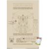 Trends International Hasbro Transformers – Sketch Wall Poster, 22.375″ x 34″, Barnwood Framed Version(Premium Poster & Mount Bundle)