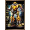 Trends International Hasbro Transformers: Bumblebee – Glitch Wall Poster, 14.725″ x 22.375″, Barnwood Framed Version(Bronze Framed Version)