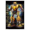 Trends International Hasbro Transformers: Bumblebee – Glitch Wall Poster, 14.725″ x 22.375″, Barnwood Framed Version(White Framed Version)