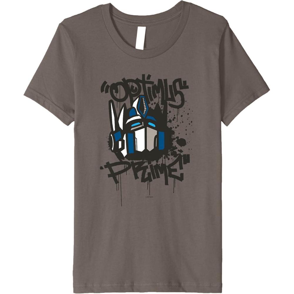 image:imageKids Transformers Classic Optimus Prime Graffiti Face Portrait Premium TShirt