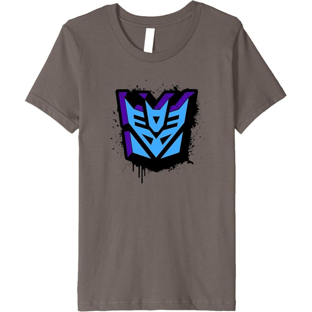 image:imageKids Transformers Decepticons Dripping Spray Paint Logo Premium TShirt