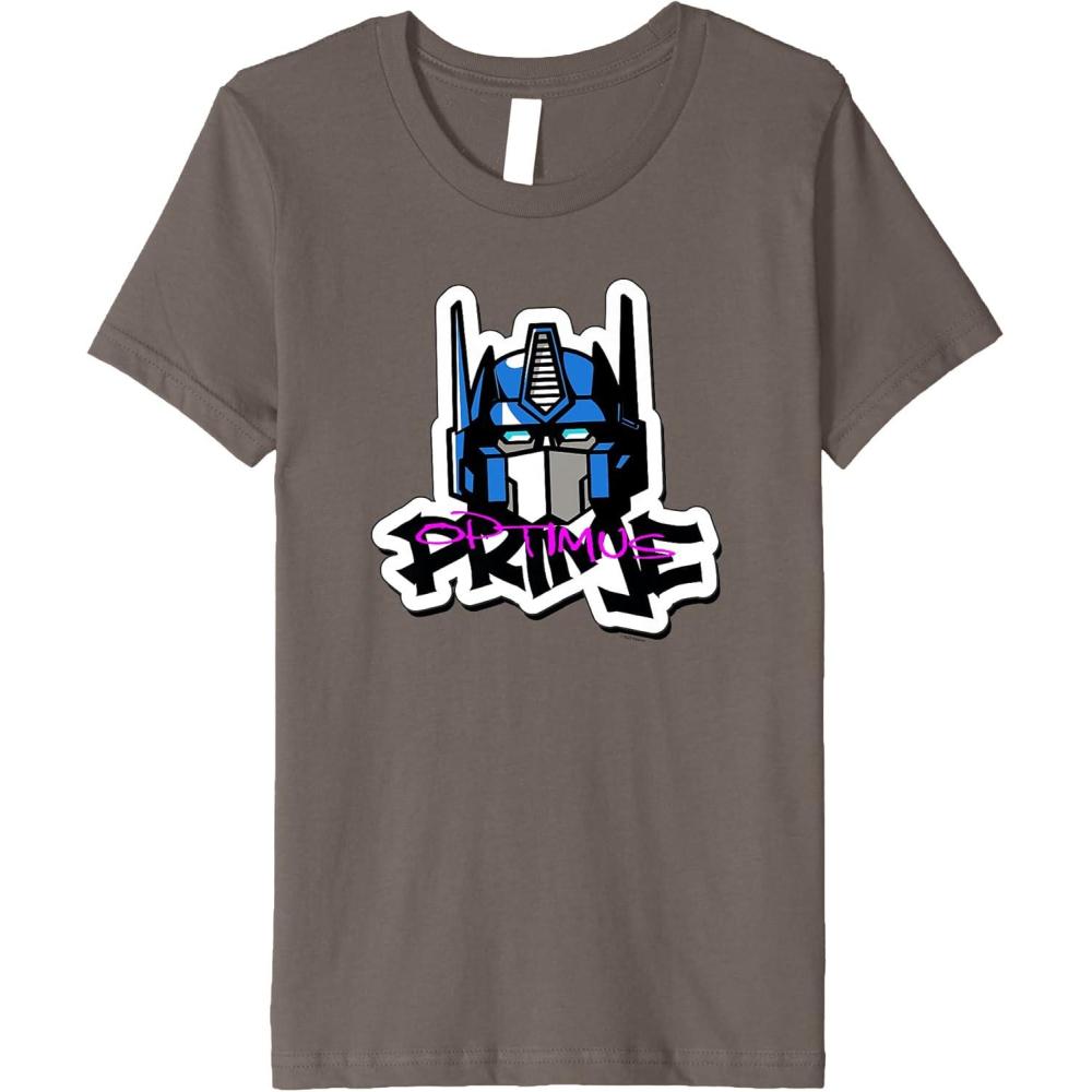 image:imageKids Transformers Optimus Prime Urban Style Head Portrait Premium TShirt
