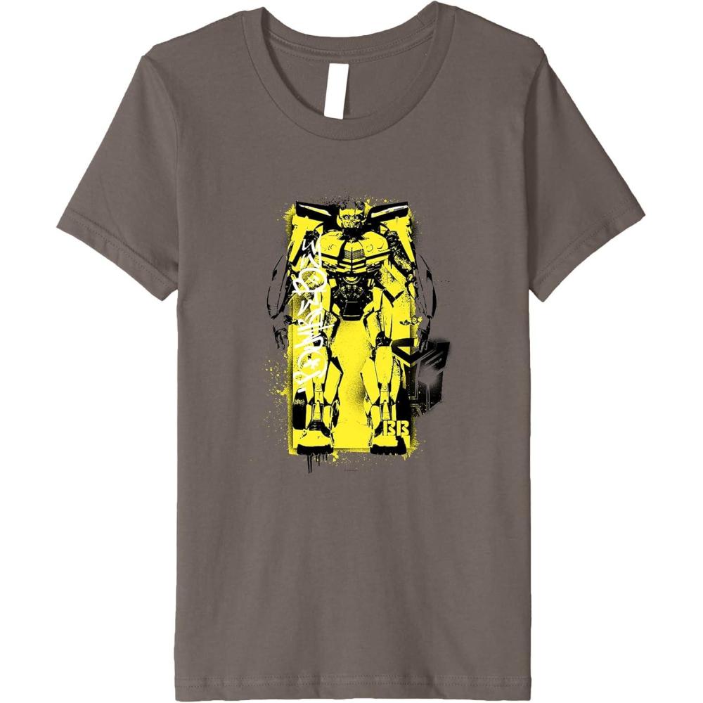 image:imageKids Transformers Rise of the Beasts Bumblebee Towering Shot Premium TShirt