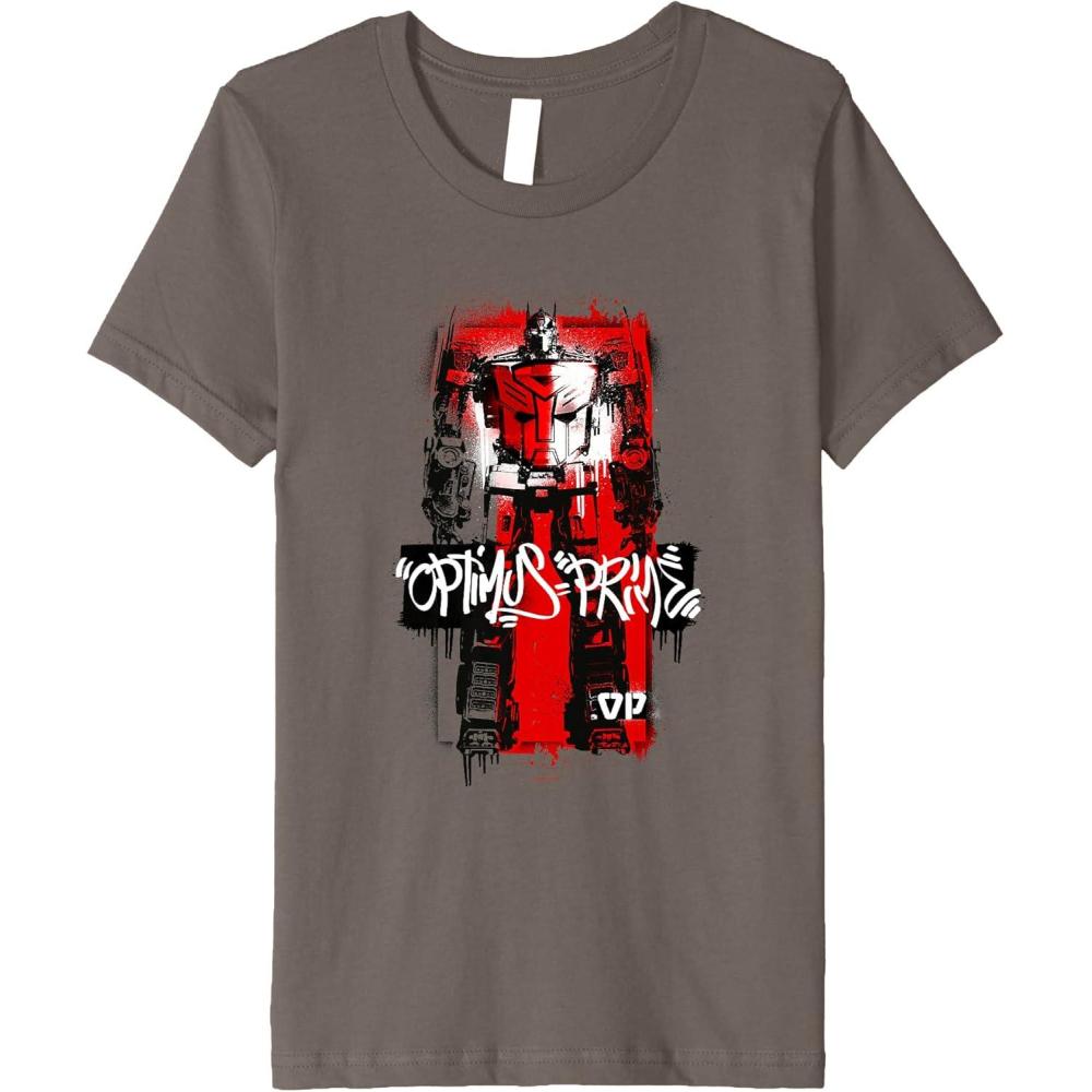 image:imageKids Transformers Rise of the Beasts Optimus Prime Towering Shot Premium TShirt