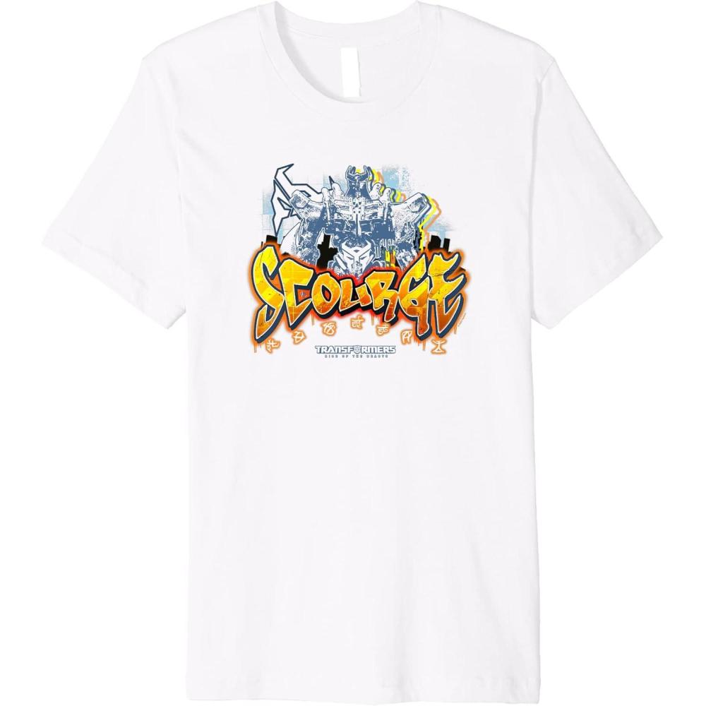 image:imageTransformers Rise of the Beasts Scourge Retro Graffiti Premium TShirt