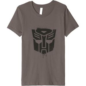 Kids Transformers Autobots Dripping Paint Logo Silhouette Premium T-Shirt