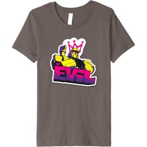 Kids Transformers Evil Megatron Neon Graffiti Retro Portrait Premium T-Shirt