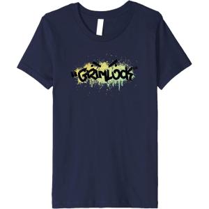Kids Transformers Grimlock Urban Style Graffiti Text Logo Premium T-Shirt