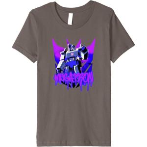 Kids Transformers Megatron Graffiti Painted Wall Portrait Premium T-Shirt