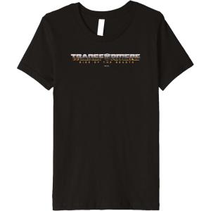 Kids Transformers: Rise of The Beasts Shaded Movie Logo Premium T-Shirt