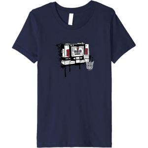 Kids Transformers Soundwave Tape Cassette Player Form Graffiti Premium T-Shirt