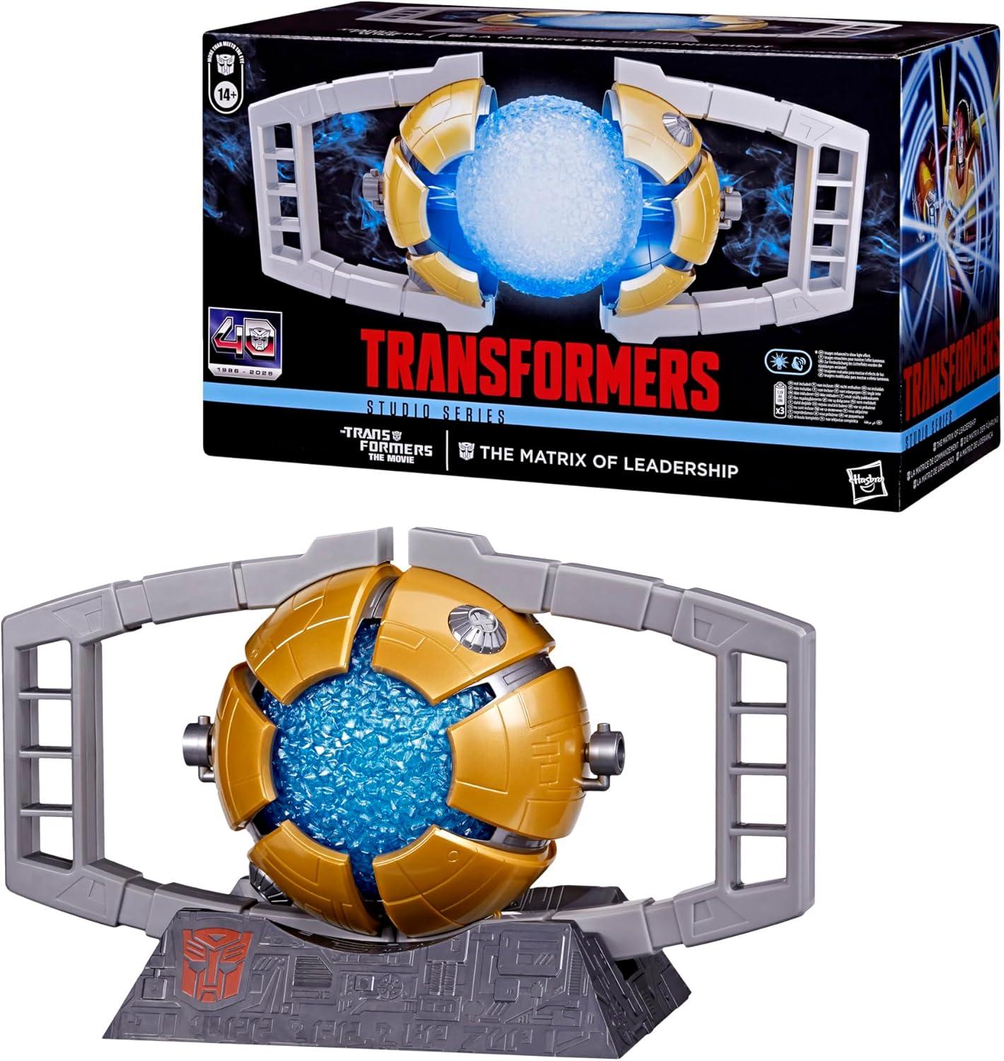image:imageTransformers Studio Series The Matrix of Leadership Interactive Collectible from The The Movie Lights and Sounds Ages 14