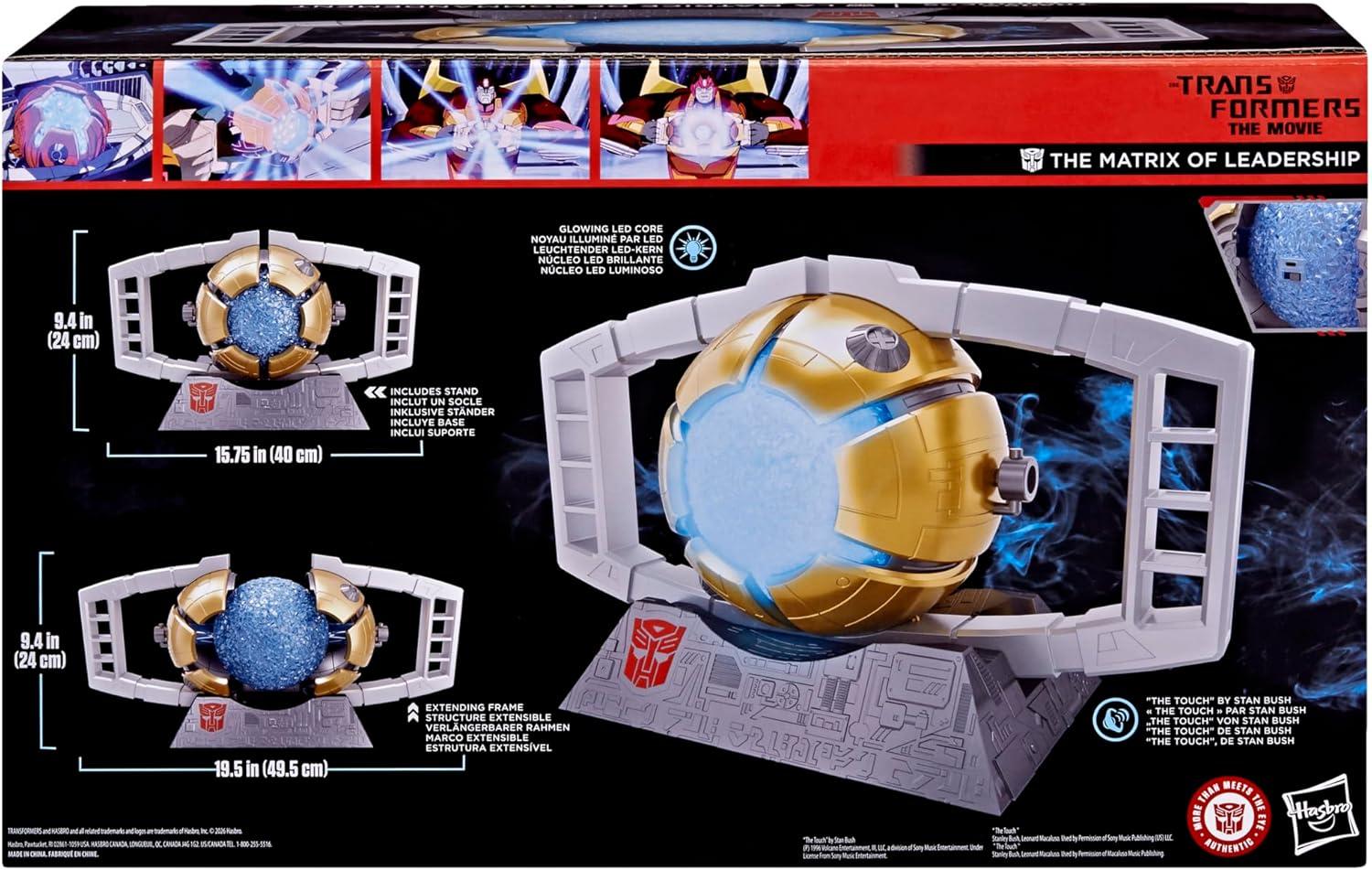 image:imageTransformers Studio Series The Matrix of Leadership Interactive Collectible from The The Movie Lights and Sounds Ages 14