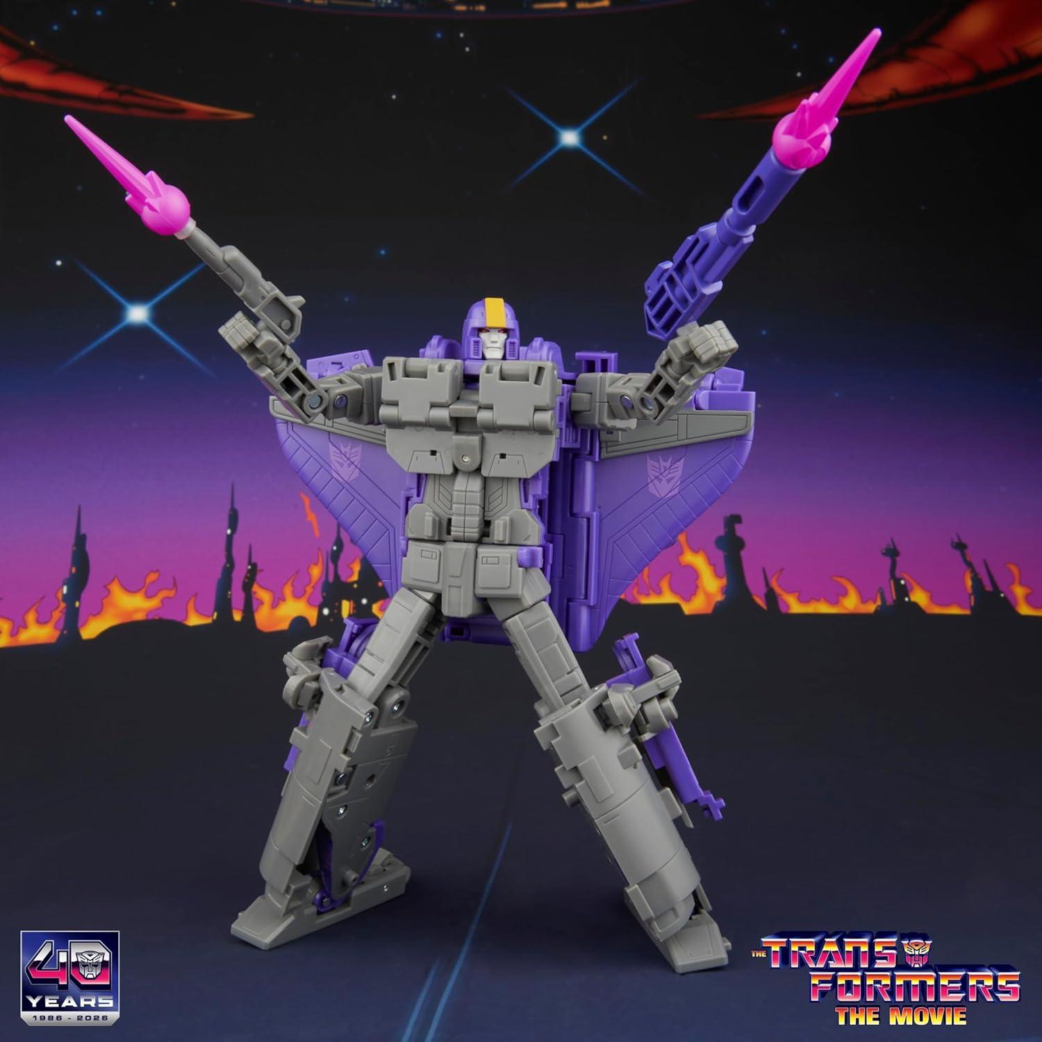 image:imageTransformers Studio Series The The Movie Astrotrain Leader Class 675Inch Converting Action Figure Robot Toys for Ages 8