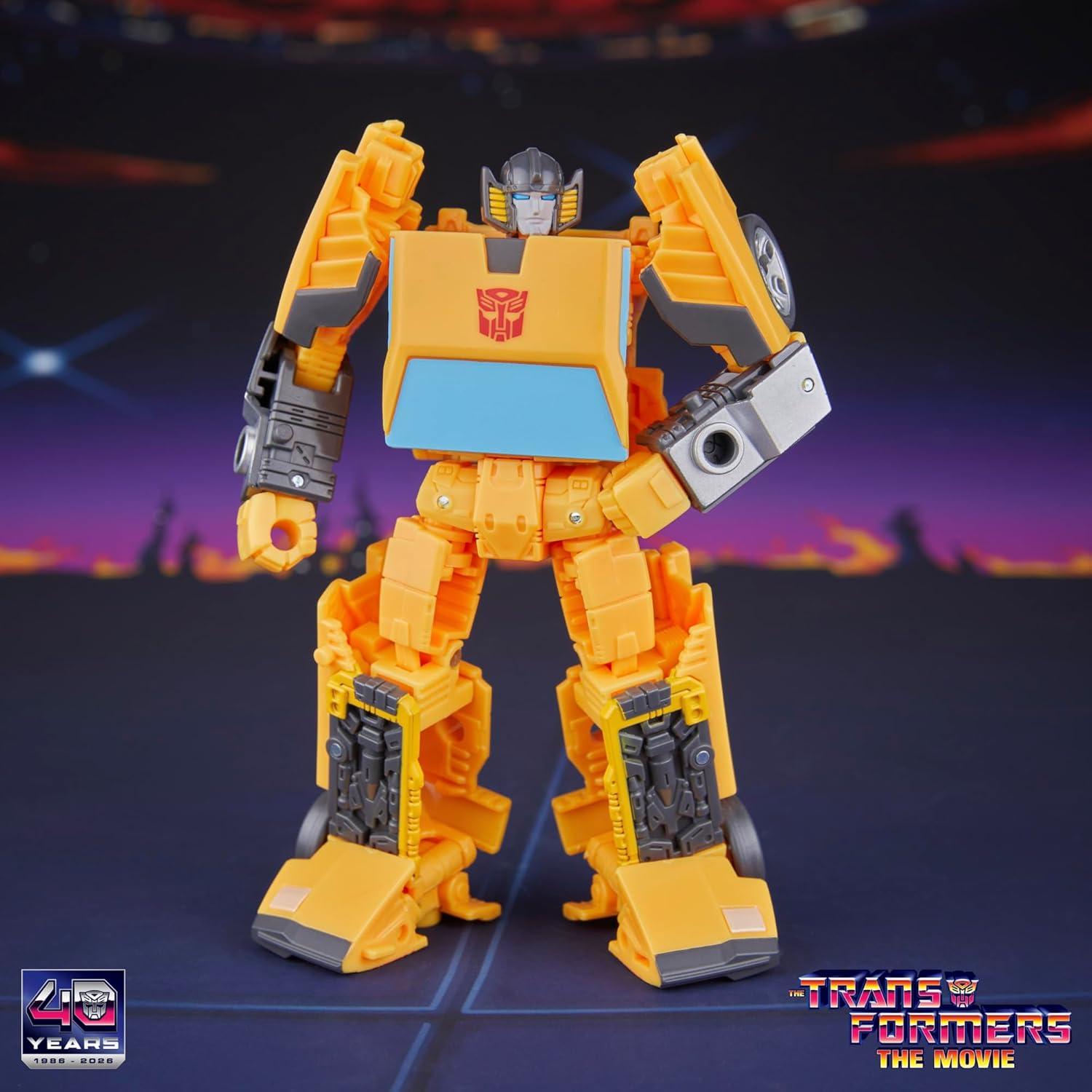 image:imageTransformers Studio Series The The Movie Sunstreaker Deluxe Class 45Inch Converting Action Figure Robot Toys for Ages 8