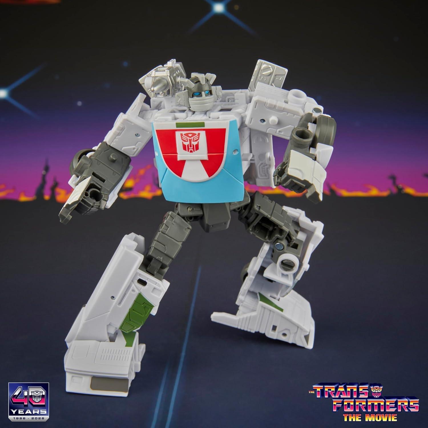 image:imageTransformers Studio Series The The Movie Wheeljack Deluxe Class 5Inch Converting Action Figure Robot Toys for Ages 8