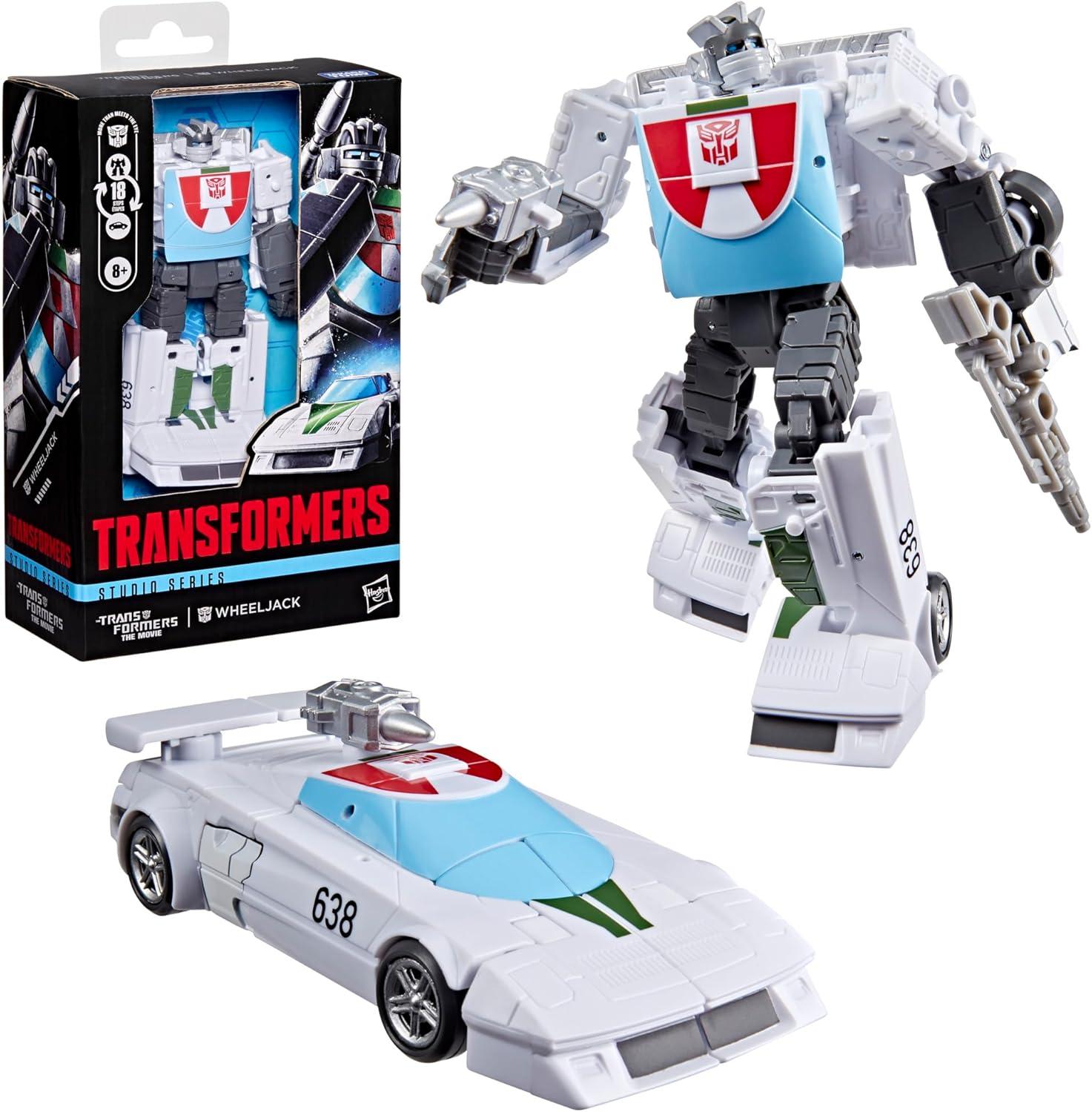 image:imageTransformers Studio Series The The Movie Wheeljack Deluxe Class 5Inch Converting Action Figure Robot Toys for Ages 8