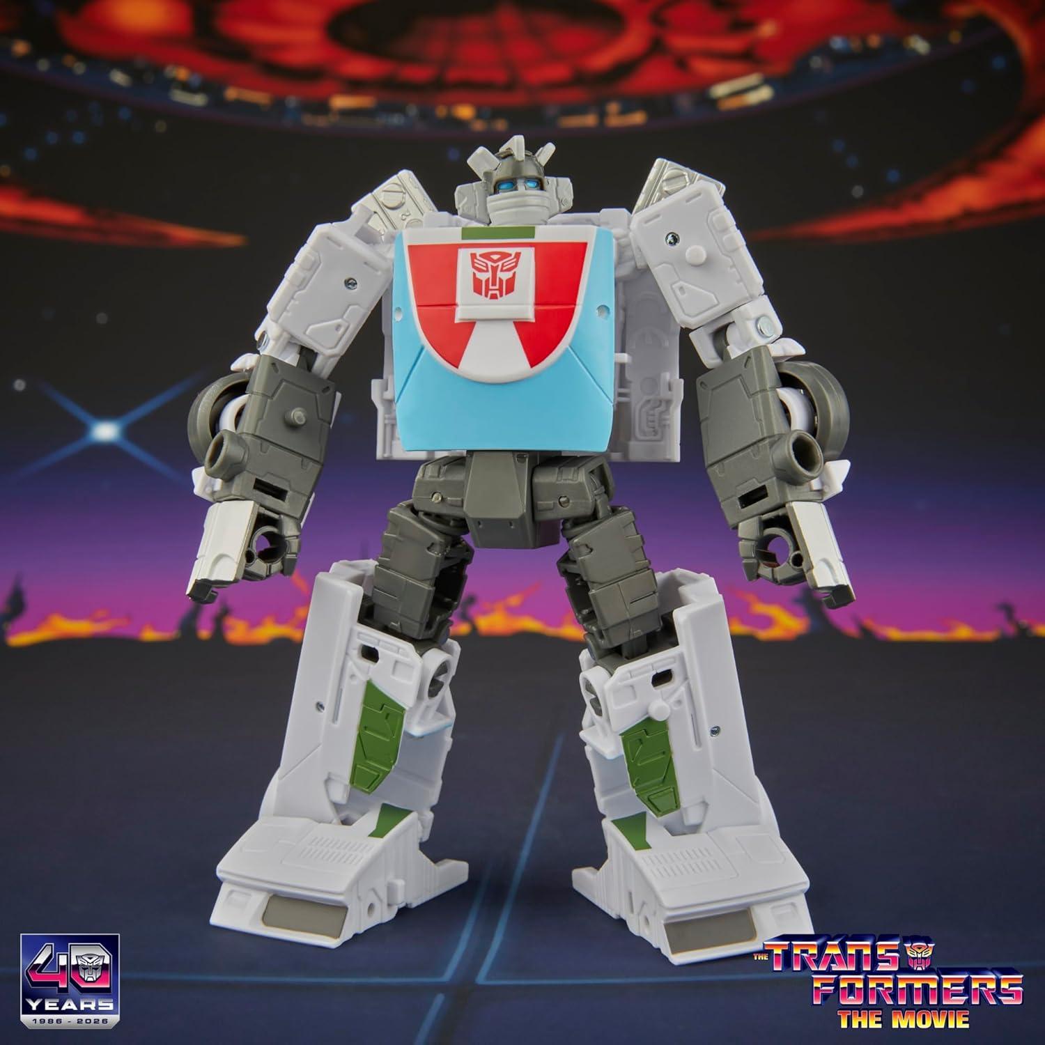 image:imageTransformers Studio Series The The Movie Wheeljack Deluxe Class 5Inch Converting Action Figure Robot Toys for Ages 8