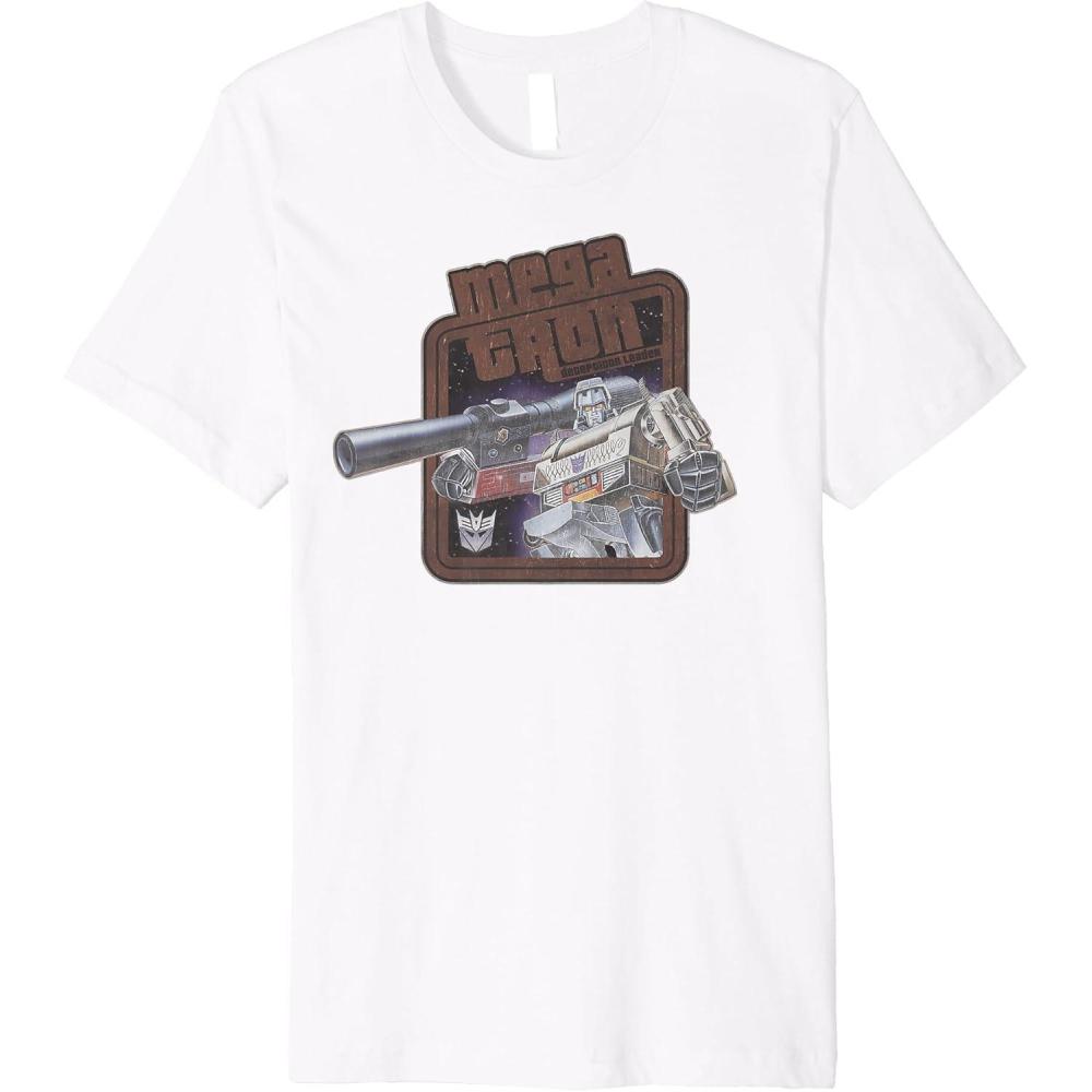 image:imageTransformers Megatron Decepticon Leader Retro Logo Premium TShirt