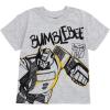 Transformers Bumblebee Optimus Prime Graphic T-Shirt & Mesh Shorts Outfit Set Toddler to Big Kid(Gray)