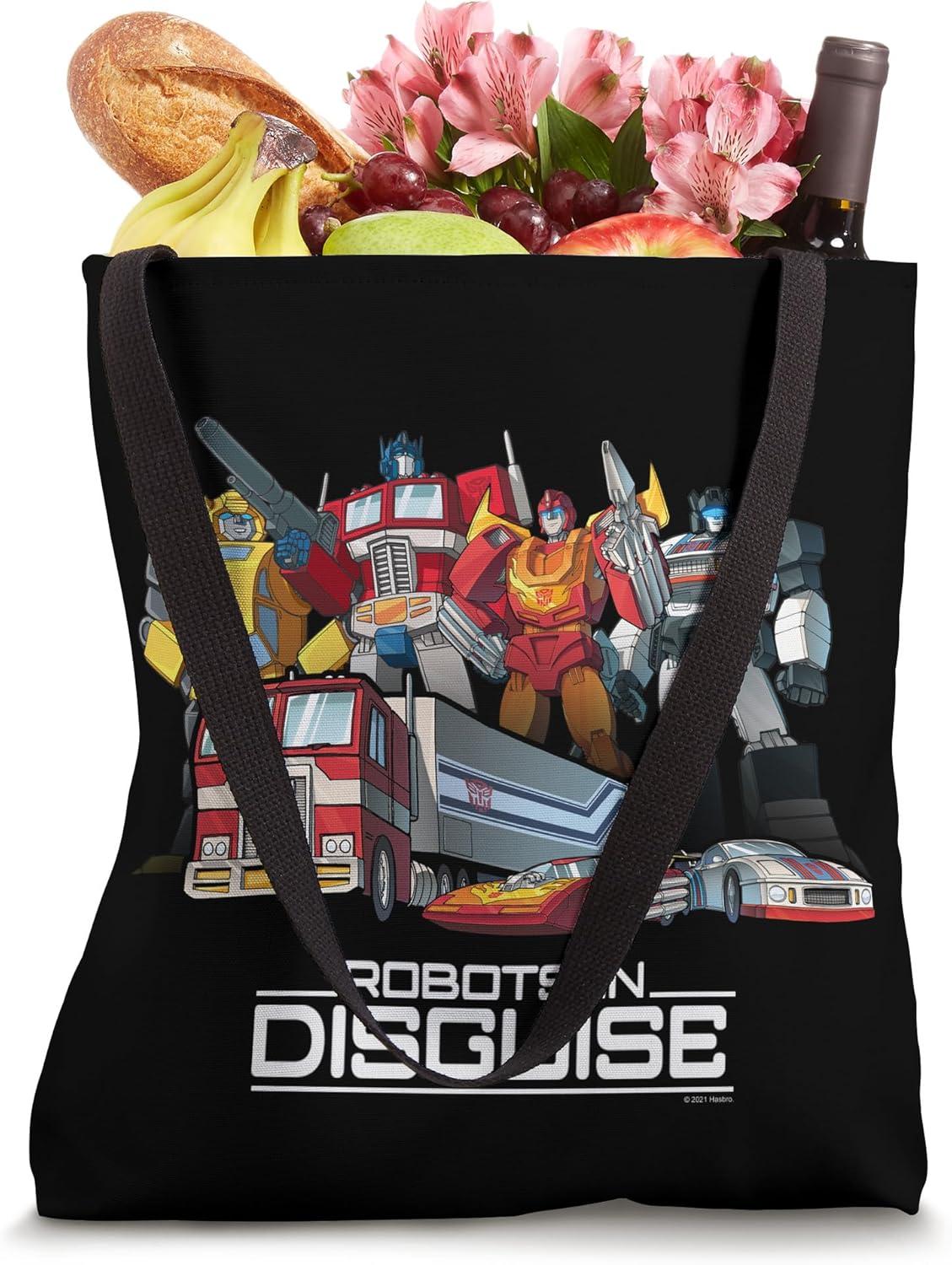 image:imageTransformers Autobots amp Automobile Disguises Tote Bag