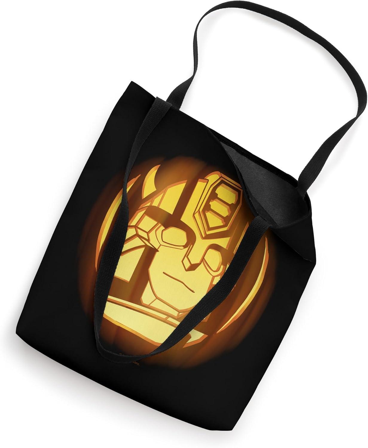 image:imageTransformers Halloween Bumblebee Pumpkin Tote Bag