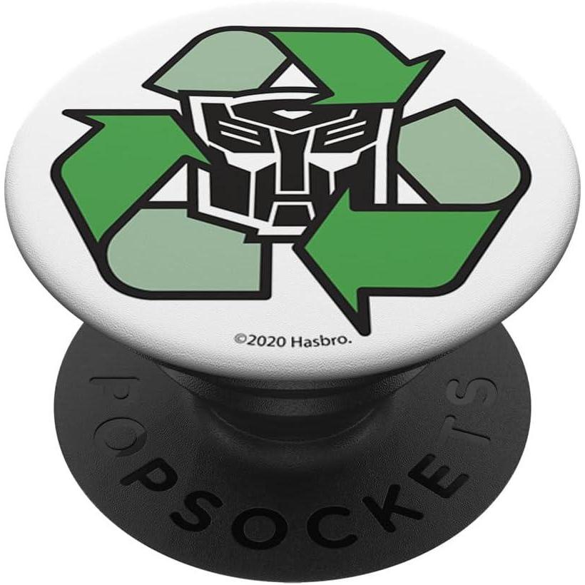 image:imageTransformers Autobots Recycle Logo PopSockets MagSafe PopGrip for iPhoneStandard
