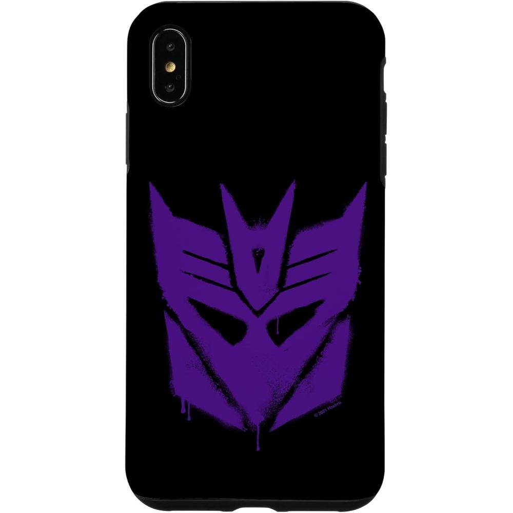 image:imageTransformers Purple Graffiti Decepticon Logo Case for iPhone 17iPhone XS Max