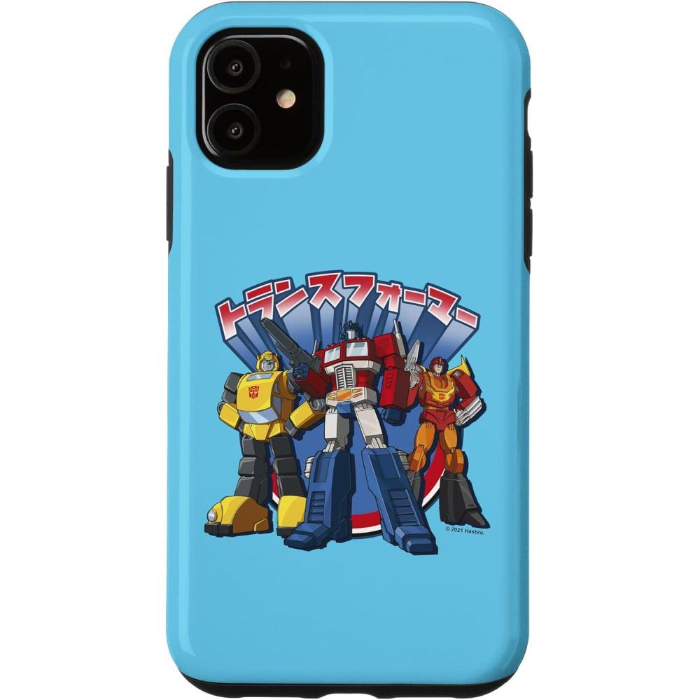 image:imageiPhone 14 Transformers Kanji Transformer Trio CaseiPhone 11