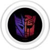 Transformers Autobots & Decepticons Split Logo PopSockets MagSafe PopGrip for iPhone(MagSafe)