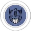 Transformers Optimus Prime Head Shot PopSockets MagSafe PopGrip for iPhone(MagSafe)