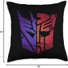 Transformers Split Logo Throw Pillow(18×18)